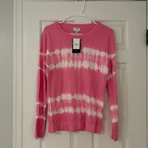 Jcrew tie-dye sweater